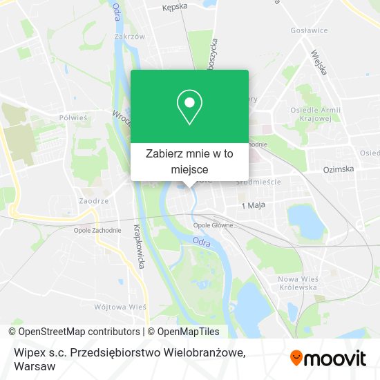 Mapa Wipex s.c. Przedsiębiorstwo Wielobranżowe