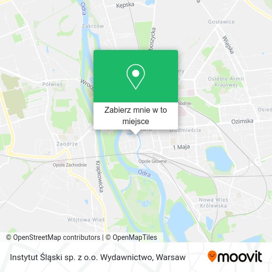 Mapa Instytut Śląski sp. z o.o. Wydawnictwo