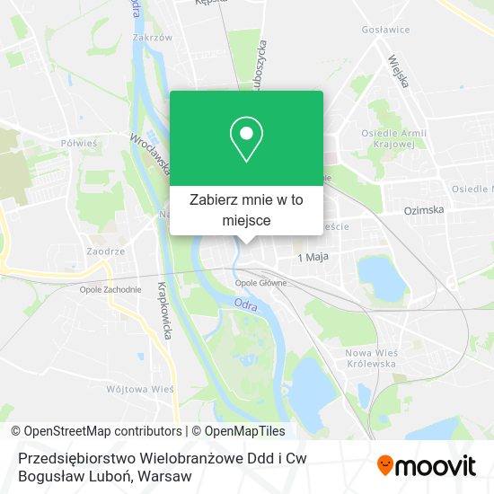 Mapa Przedsiębiorstwo Wielobranżowe Ddd i Cw Bogusław Luboń