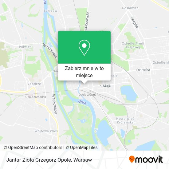 Mapa Jantar Zioła Grzegorz Opole