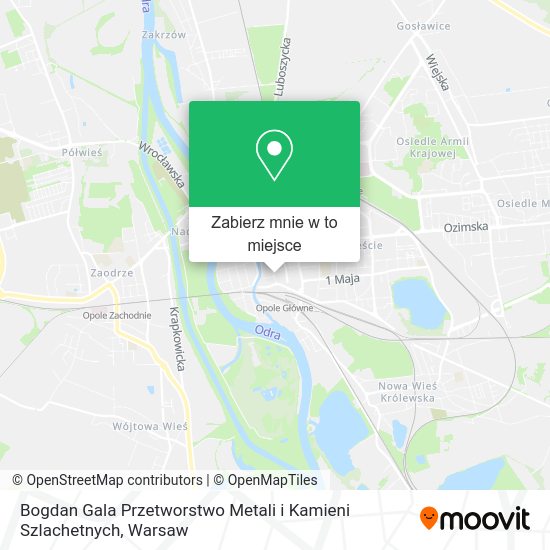 Mapa Bogdan Gala Przetworstwo Metali i Kamieni Szlachetnych