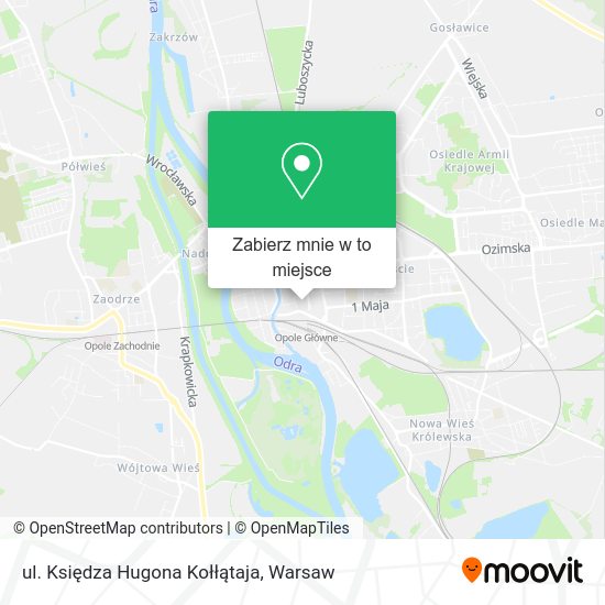 Mapa ul. Księdza Hugona Kołłątaja