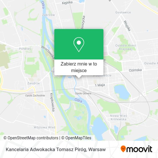 Mapa Kancelaria Adwokacka Tomasz Piróg