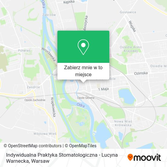 Mapa Indywidualna Praktyka Stomatologiczna - Lucyna Warnecka