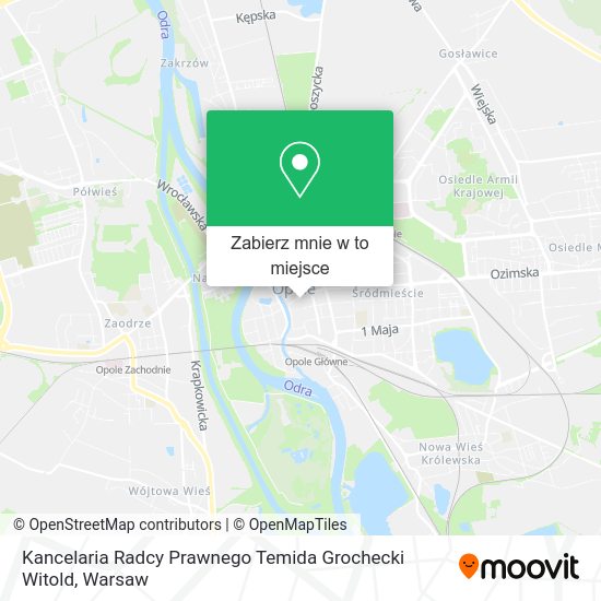 Mapa Kancelaria Radcy Prawnego Temida Grochecki Witold