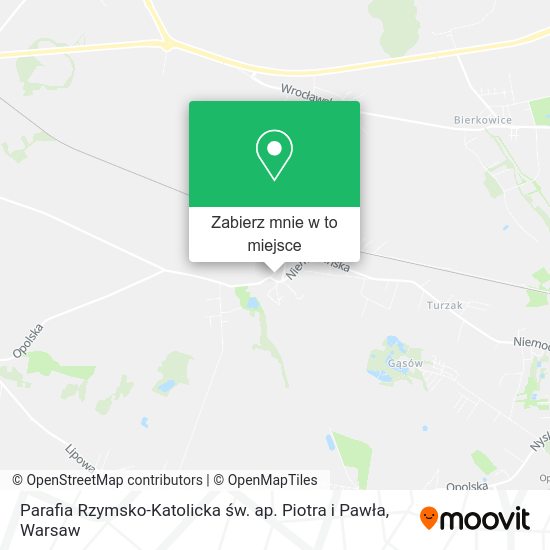 Mapa Parafia Rzymsko-Katolicka św. ap. Piotra i Pawła