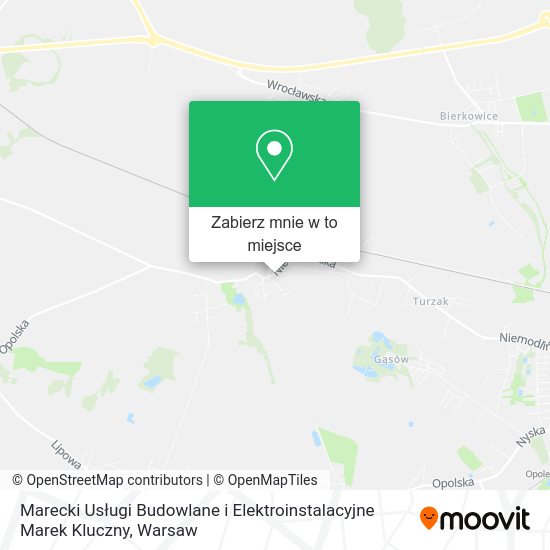 Mapa Marecki Usługi Budowlane i Elektroinstalacyjne Marek Kluczny