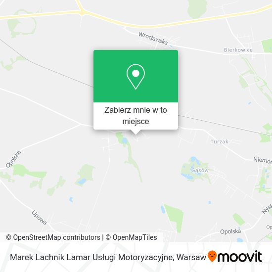 Mapa Marek Lachnik Lamar Usługi Motoryzacyjne