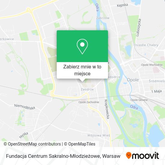 Mapa Fundacja Centrum Sakralno-Młodzieżowe