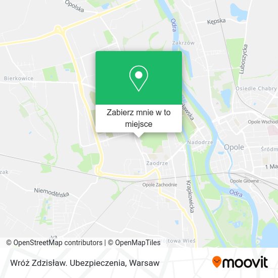 Mapa Wróż Zdzisław. Ubezpieczenia