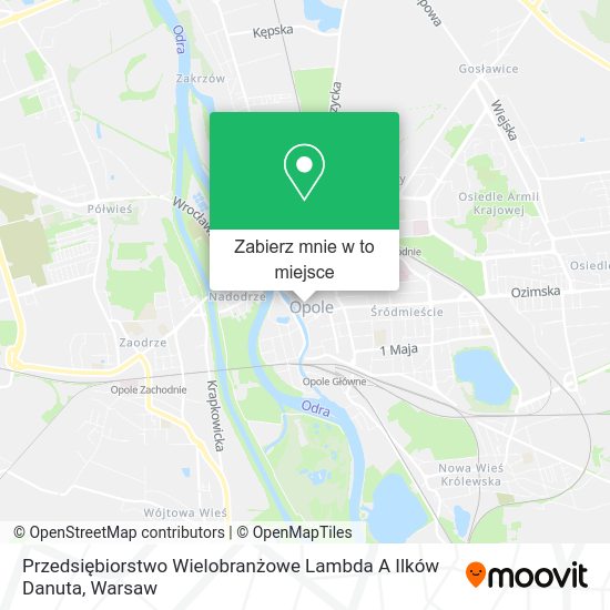 Mapa Przedsiębiorstwo Wielobranżowe Lambda A Ilków Danuta