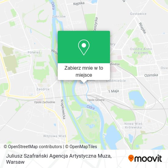 Mapa Juliusz Szafrański Agencja Artystyczna Muza