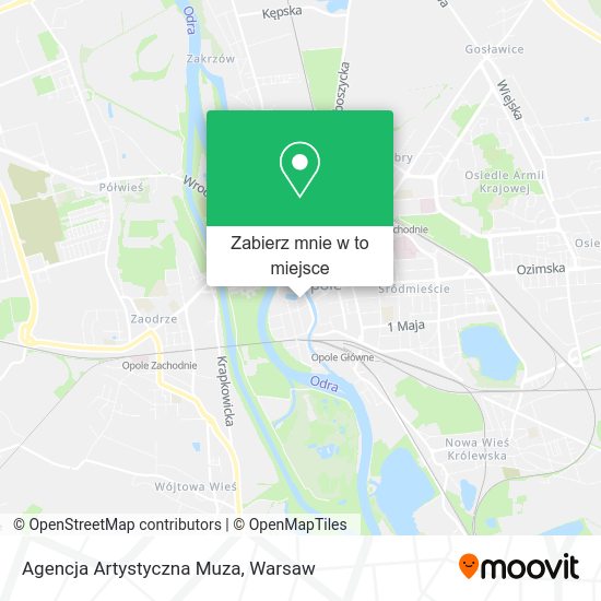 Mapa Agencja Artystyczna Muza