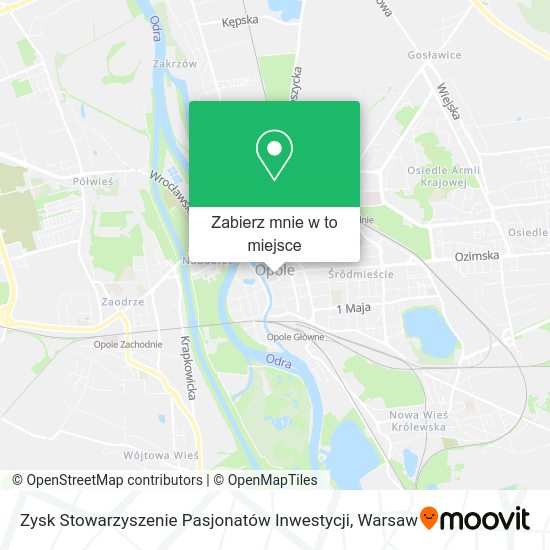 Mapa Zysk Stowarzyszenie Pasjonatów Inwestycji