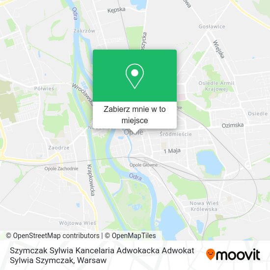 Mapa Szymczak Sylwia Kancelaria Adwokacka Adwokat Sylwia Szymczak