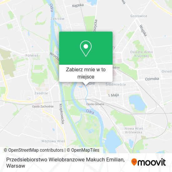 Mapa Przedsiebiorstwo Wielobranzowe Makuch Emilian