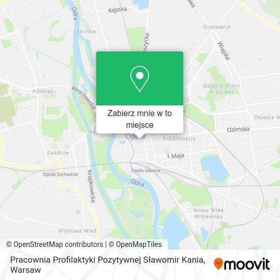 Mapa Pracownia Profilaktyki Pozytywnej Sławomir Kania