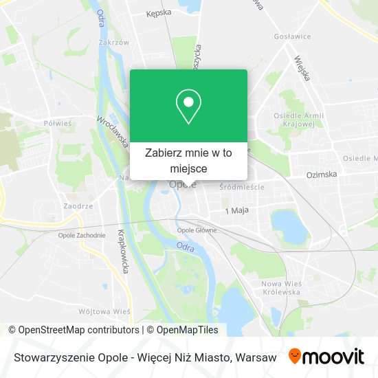 Mapa Stowarzyszenie Opole - Więcej Niż Miasto