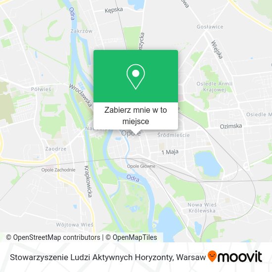 Mapa Stowarzyszenie Ludzi Aktywnych Horyzonty