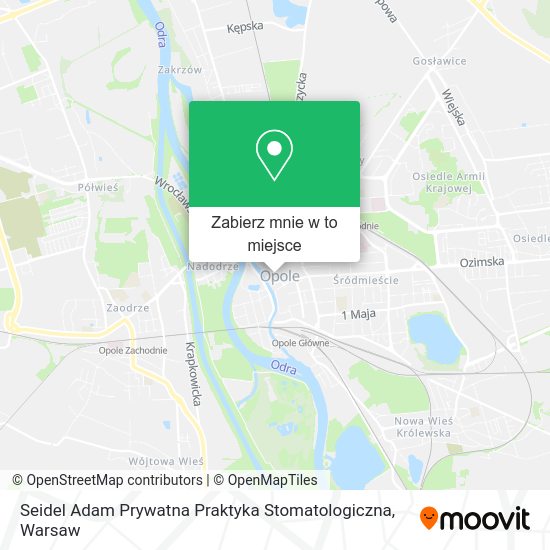 Mapa Seidel Adam Prywatna Praktyka Stomatologiczna