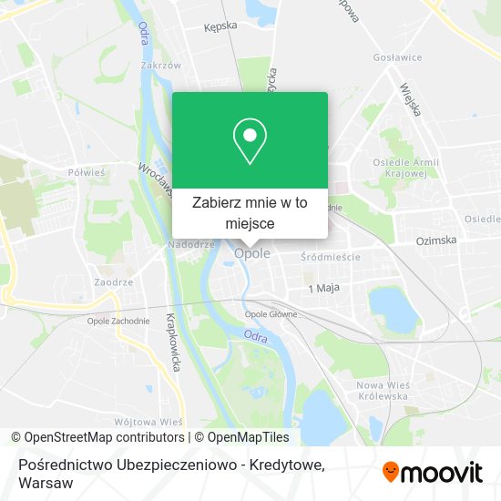 Mapa Pośrednictwo Ubezpieczeniowo - Kredytowe