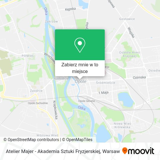 Mapa Atelier Majer - Akademia Sztuki Fryzjerskiej