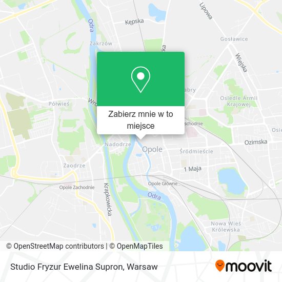 Mapa Studio Fryzur Ewelina Supron