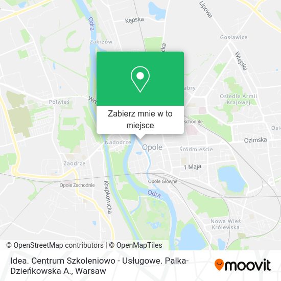 Mapa Idea. Centrum Szkoleniowo - Usługowe. Palka-Dzieńkowska A.