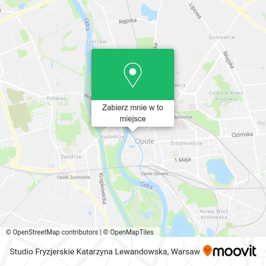 Mapa Studio Fryzjerskie Katarzyna Lewandowska