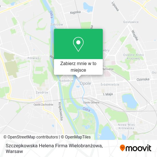 Mapa Szczepkowska Helena Firma Wielobranżowa