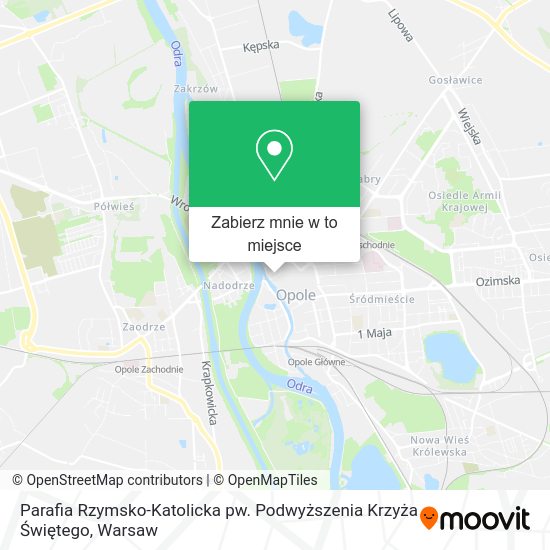 Mapa Parafia Rzymsko-Katolicka pw. Podwyższenia Krzyża Świętego