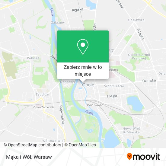 Mapa Mąka i Wół