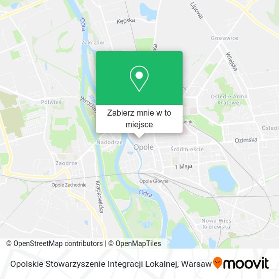 Mapa Opolskie Stowarzyszenie Integracji Lokalnej