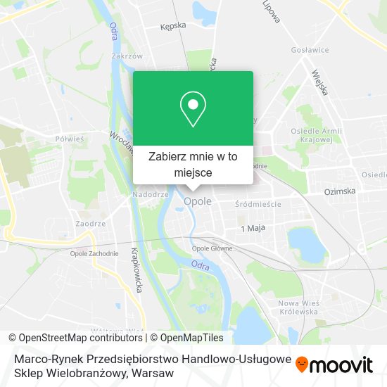 Mapa Marco-Rynek Przedsiębiorstwo Handlowo-Usługowe Sklep Wielobranżowy