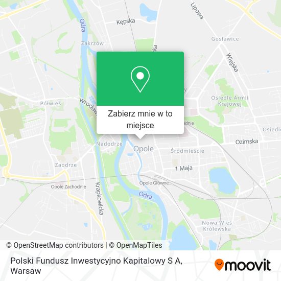 Mapa Polski Fundusz Inwestycyjno Kapitalowy S A