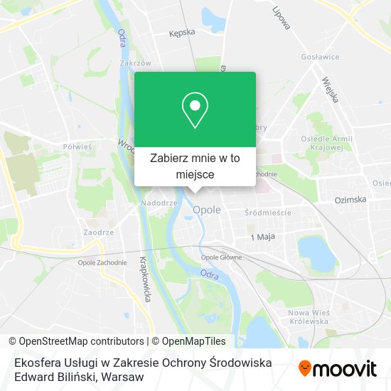 Mapa Ekosfera Usługi w Zakresie Ochrony Środowiska Edward Biliński