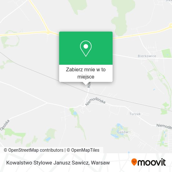 Mapa Kowalstwo Stylowe Janusz Sawicz