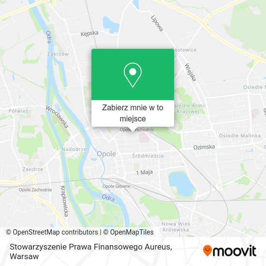 Mapa Stowarzyszenie Prawa Finansowego Aureus