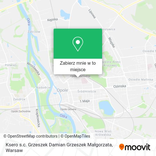 Mapa Ksero s.c. Grzeszek Damian Grzeszek Małgorzata