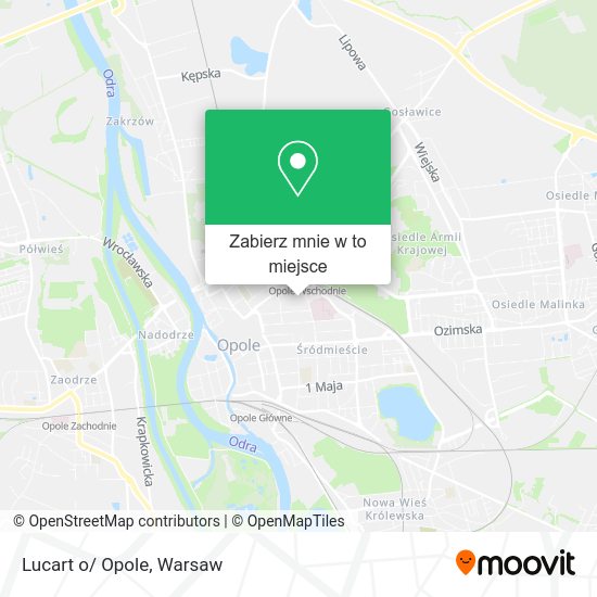 Mapa Lucart o/ Opole