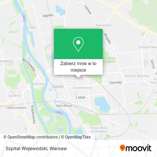 Mapa Szpital Wojewódzki