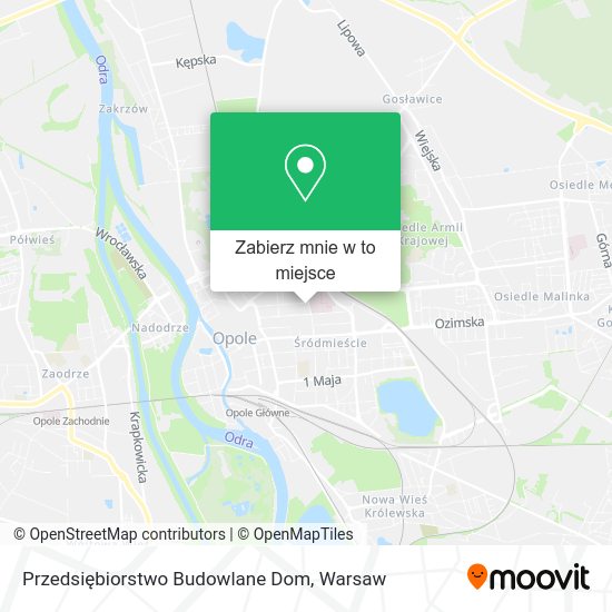 Mapa Przedsiębiorstwo Budowlane Dom