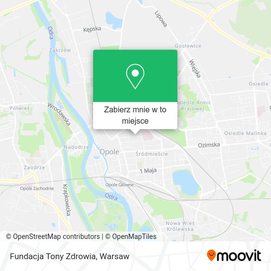 Mapa Fundacja Tony Zdrowia