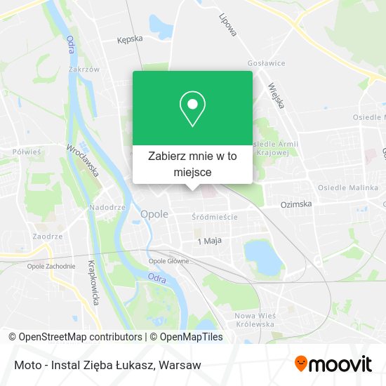 Mapa Moto - Instal Zięba Łukasz