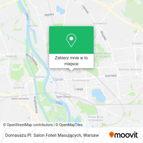 Mapa Domasazu.Pl. Salon Foteli Masujących