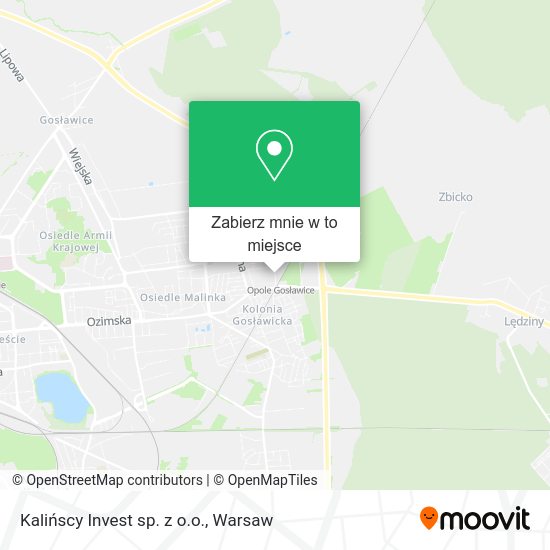 Mapa Kalińscy Invest sp. z o.o.