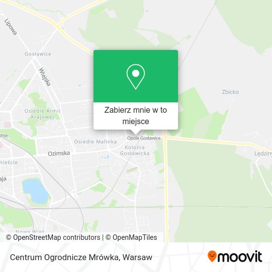 Mapa Centrum Ogrodnicze Mrówka