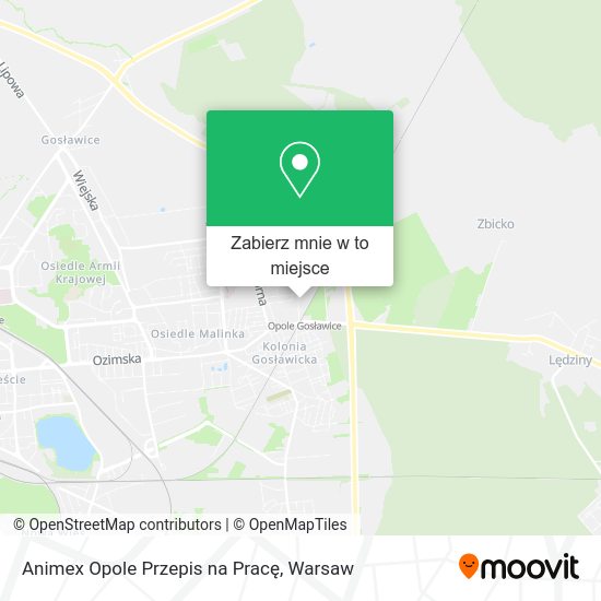 Mapa Animex Opole Przepis na Pracę