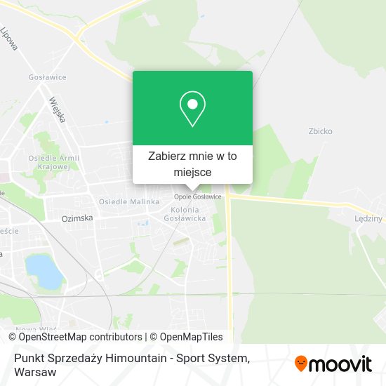 Mapa Punkt Sprzedaży Himountain - Sport System