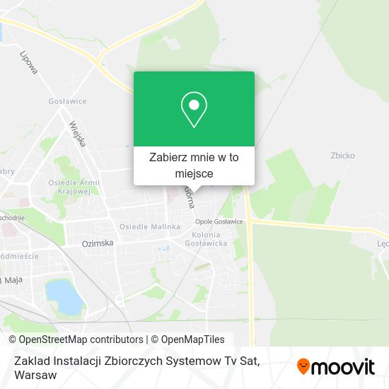 Mapa Zaklad Instalacji Zbiorczych Systemow Tv Sat